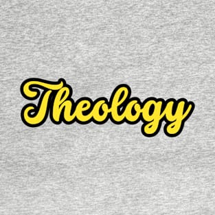 Yellow Theology Baseball look T-Shirt